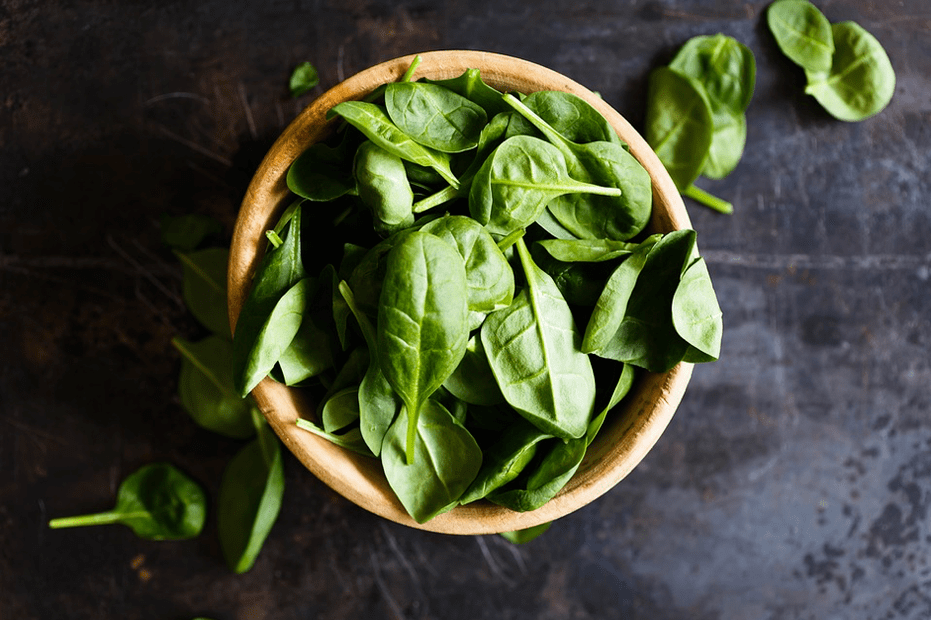 spinach to preserve youth