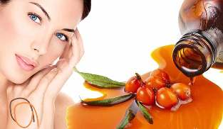 folk remedies of rejuvenation of the skin with sea buckthorn